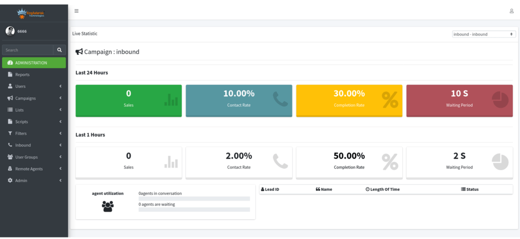 VICIdial Admin Portal