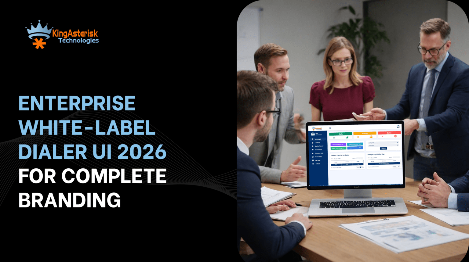 Enterprise White Label Dialer UI 2026 | Agent & Admin