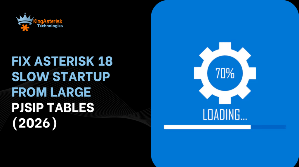 Fix Asterisk 18 Slow Startup from Large PJSIP Tables (2026)