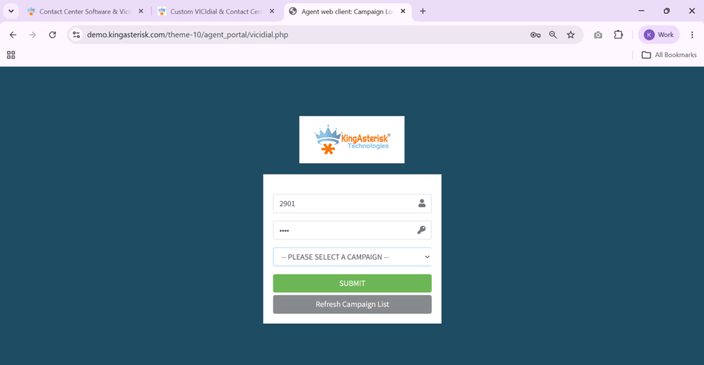 Agent Login
