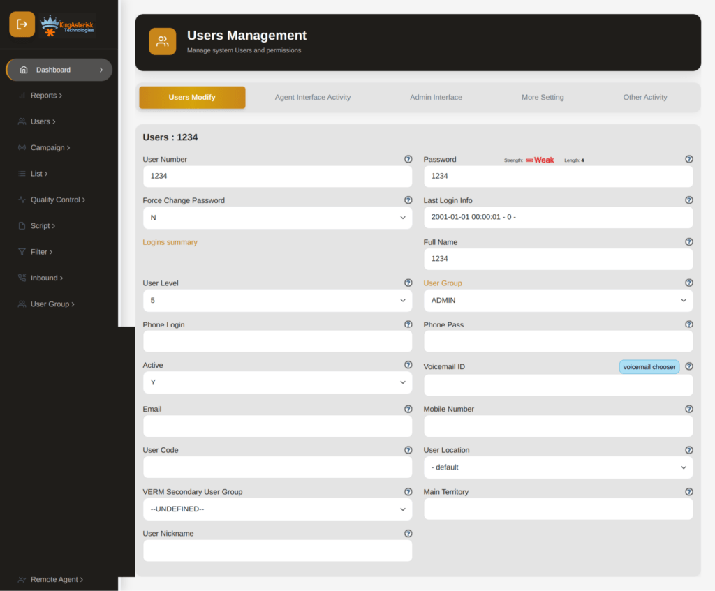 Assigning and Editing User Roles