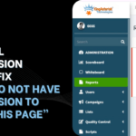 VICIdial Permission ErrorFix “You Do Not Have Permission to View This Page” (2)