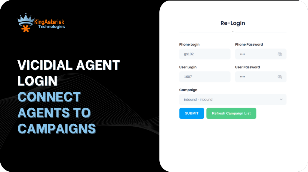 VICIdial Agent Login Connect Agents to Campaigns