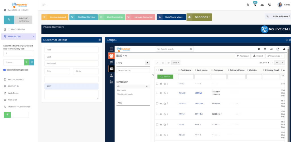 VICIdial CRM Integration